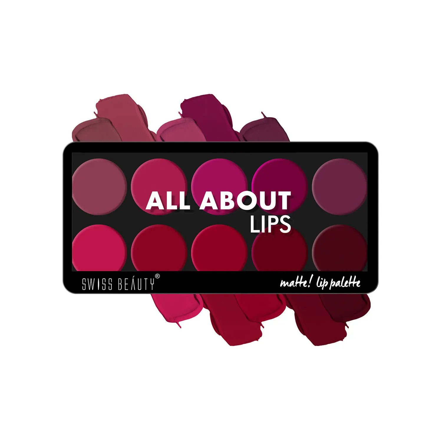 Swiss Beauty Matte Lip Pallete - 02 (12 g)