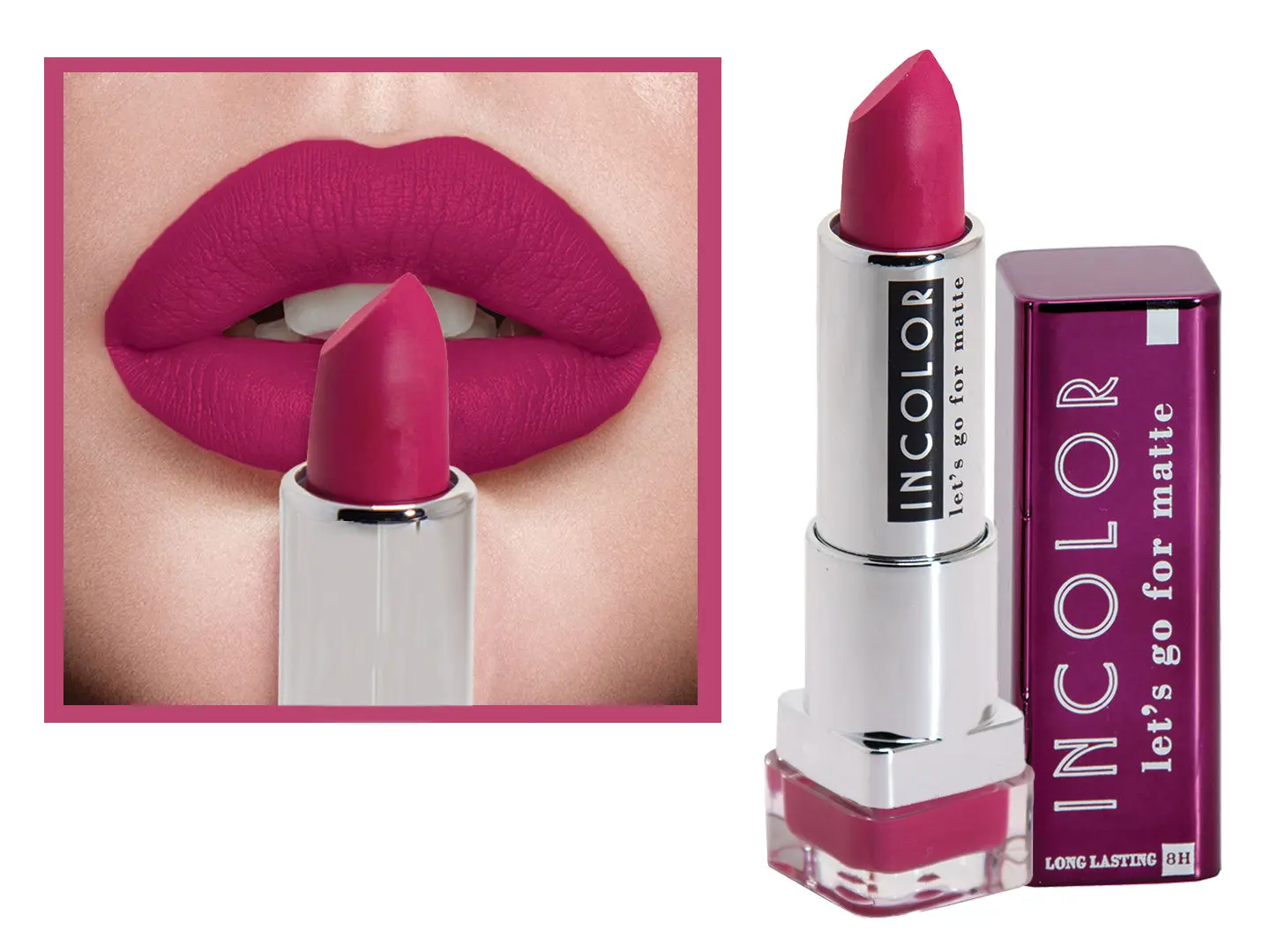 Incolor Lets Go For Matte Lipstick 10 Coral 3.7 g