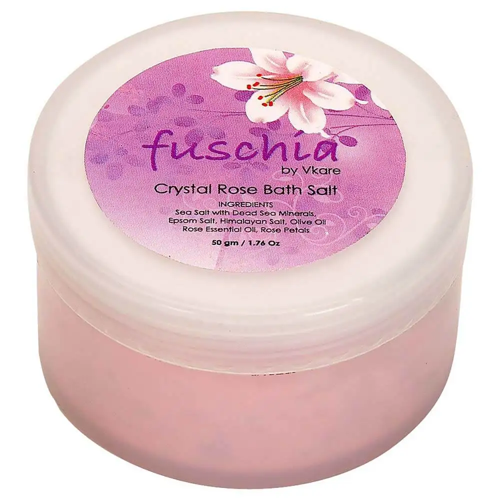 Fuschia Bath Salt,  50 g  Crystal Rose