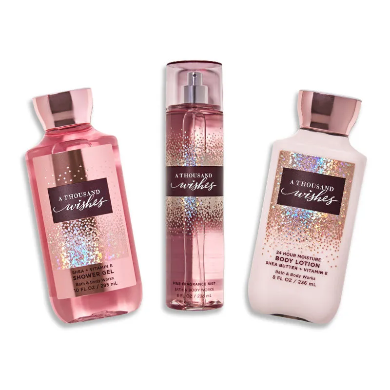 Bath & Body Works A Thousand Wishes Shower Gel, Lotion & Mist