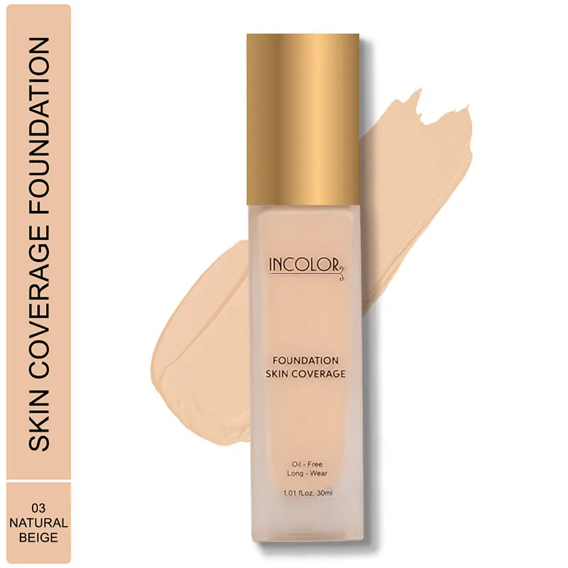 Incolor Foundation Skin Coverage - 03 Natural Beige