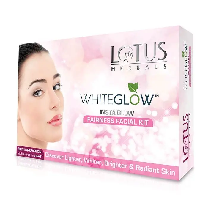 Lotus Herbals Whiteglow Insta Glow 1 Facial Kit | For Radiant Glowing Skin | Natural Ingredients | 40g