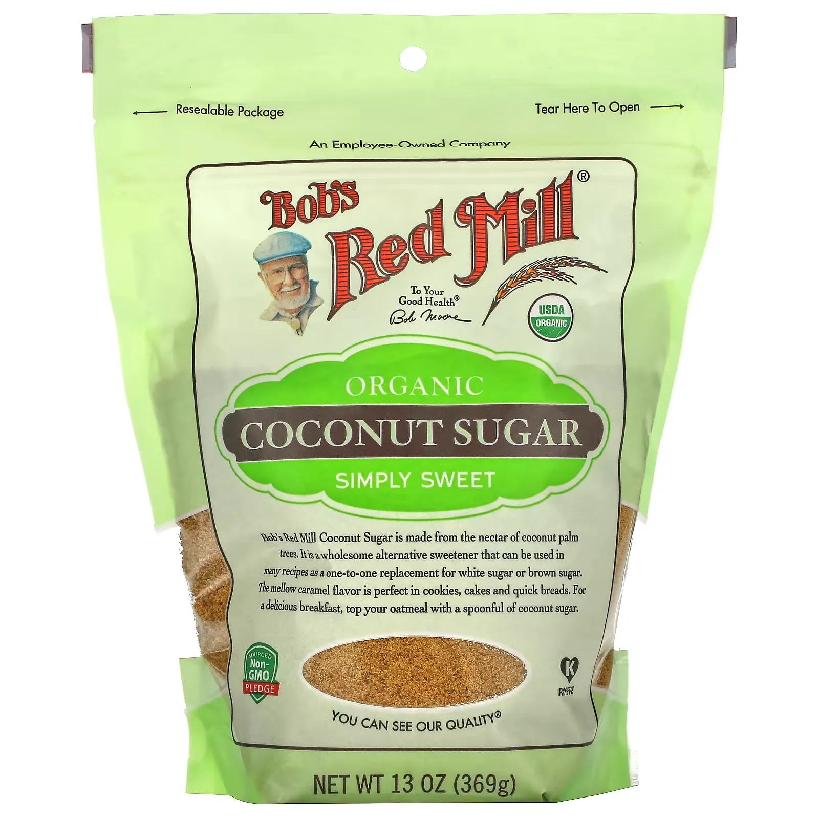 Organic Coconut Sugar, 13 oz (369 g)