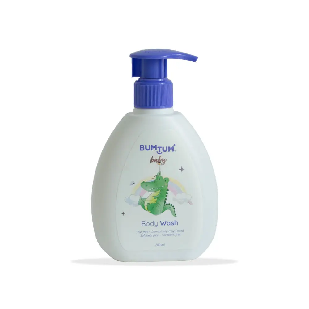 Bumtum Baby Bodywash, No Tear, Paraben & Sulfate Free Top to Toe Wash - 200 ml