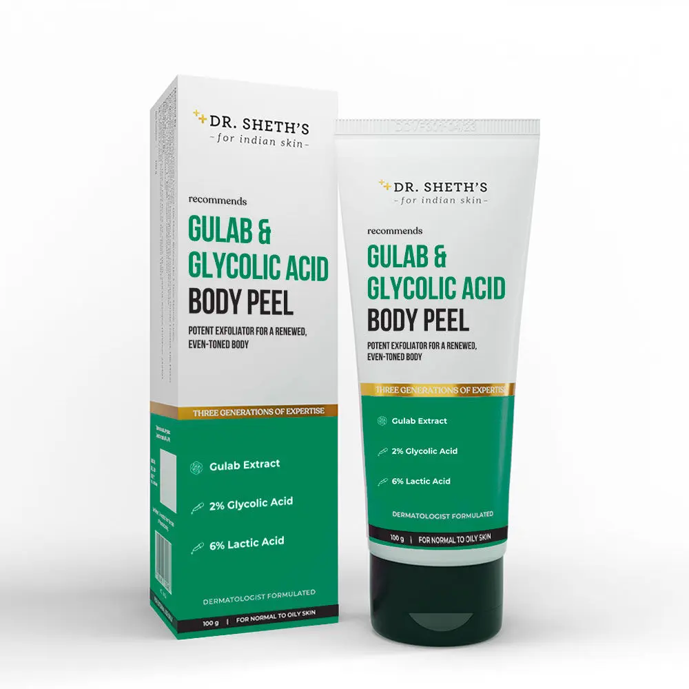 Dr. Sheth’s Gulab & Glycolic Acid Body Peel-100g