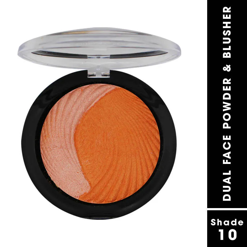 FASHION COLOUR Dual Face Powder & Blusher - 10