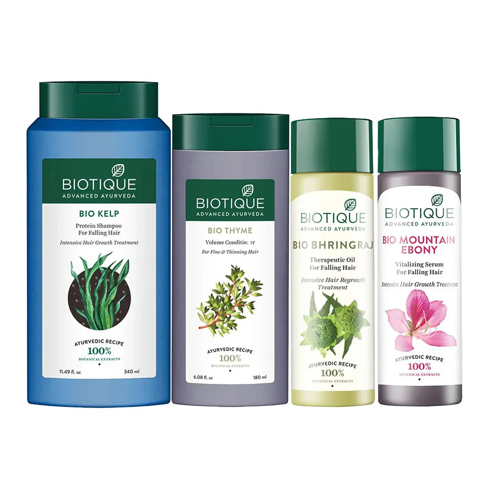 Biotique Total Anti-hairfall Essentails Combo For Fine/thinning Hair