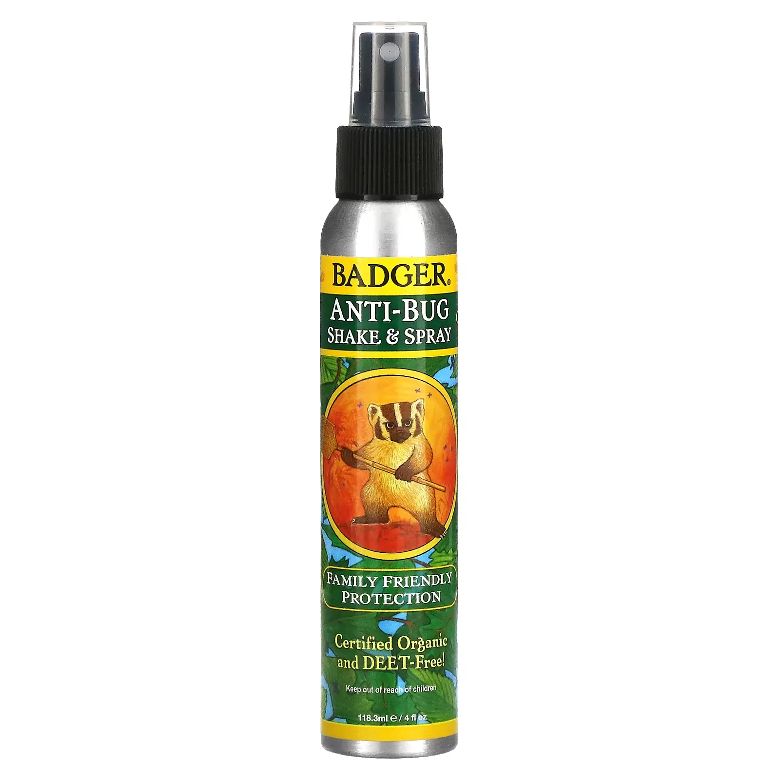 Anti-Bug, Shake & Spray, 4 fl oz (118.3 ml)