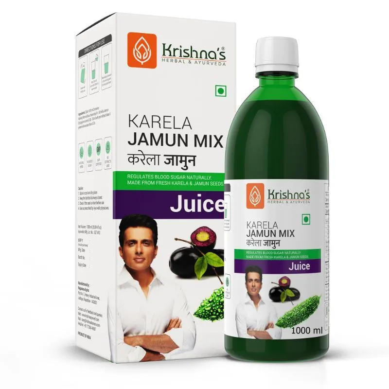 Krishna's Herbal & Ayurveda Karela Jamun Mix Juice