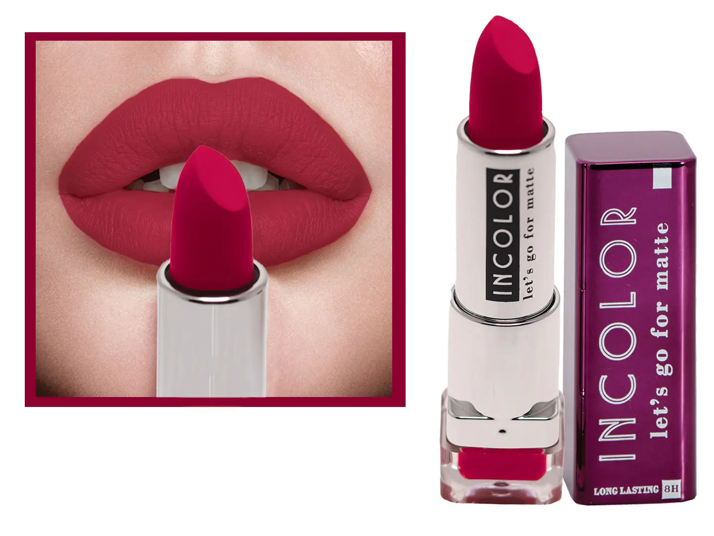 Incolor Lets Go For Matte Lipstick 01 Rebel 3.7 g