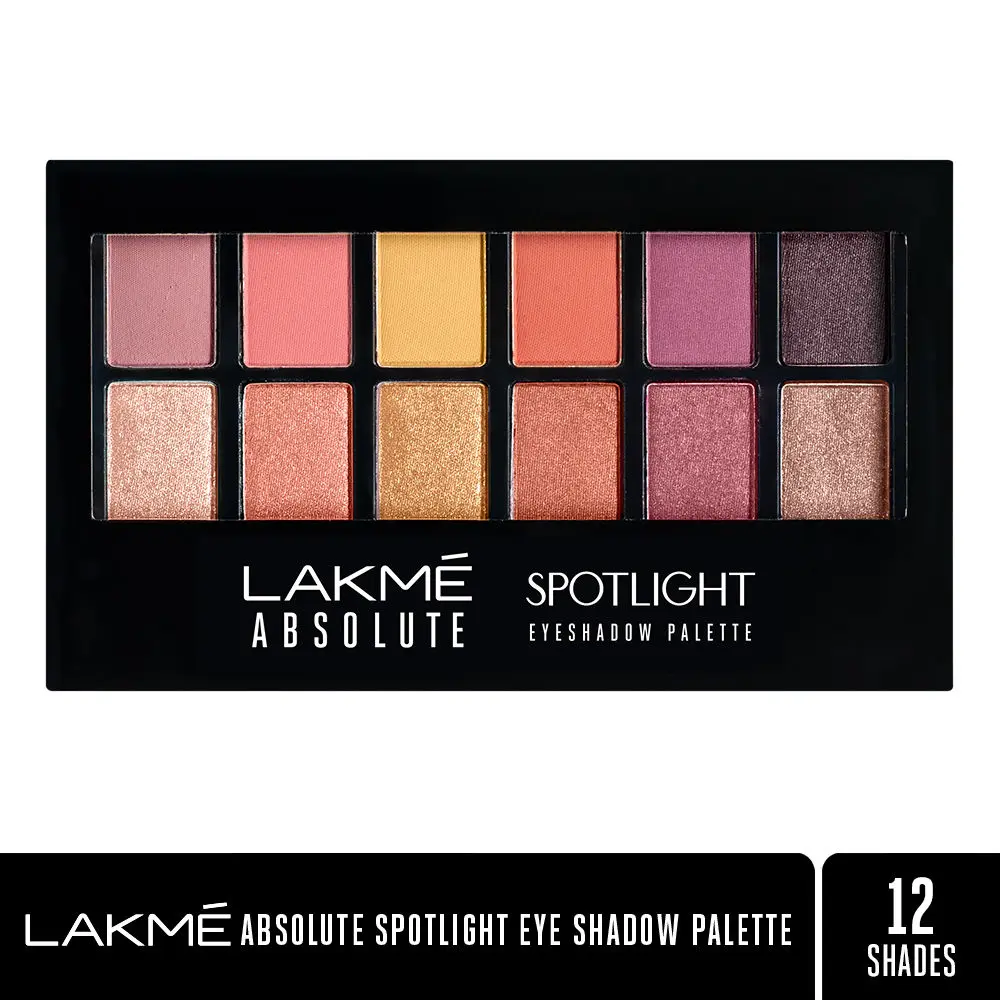 Lakme Absolute Spotlight Eye Shadow Palette, Sundowner (12 g)