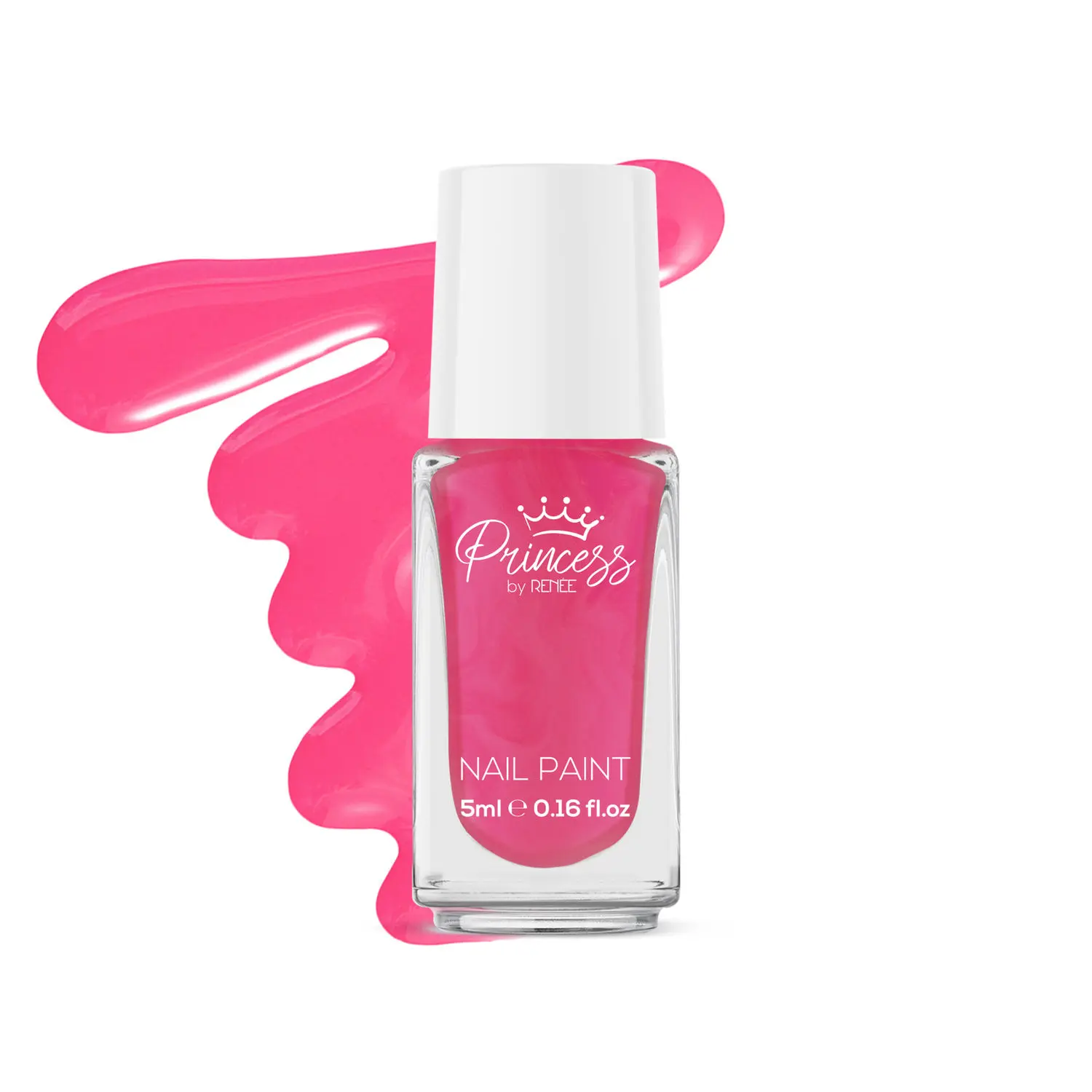 Princess By RENEE Bubbles Nail Paint Pink Puzzle, 5ml