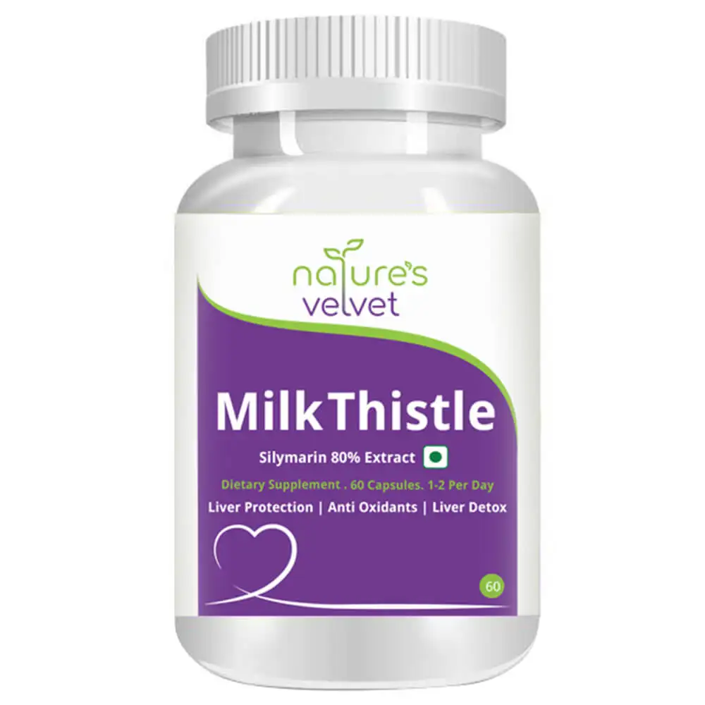 Natures Velvet Milk Thistle Extract,  60 capsules