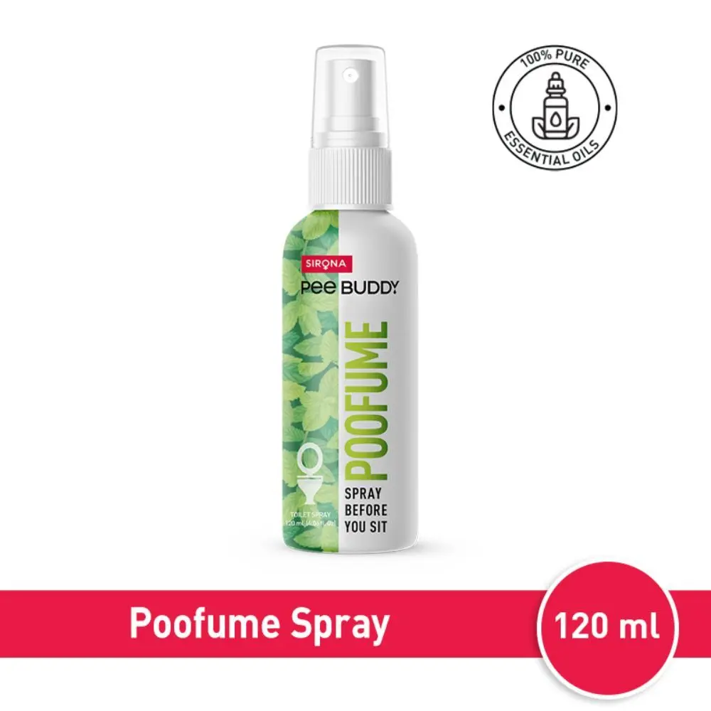 PeeBuddy PooFume | For odour-free poop experience | Made with 100% Mint Essential Oil | Alcohol-free | Aerosol-free | No harsh chemicals