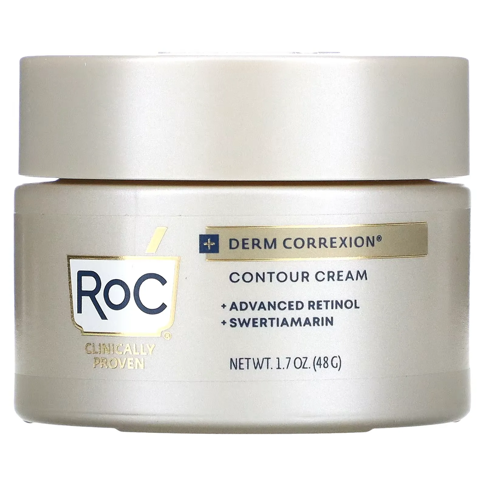 Derm Correxion, Contour Cream, Advanced Retinol & Swertiamarin, 1.7 fl oz (50 ml)