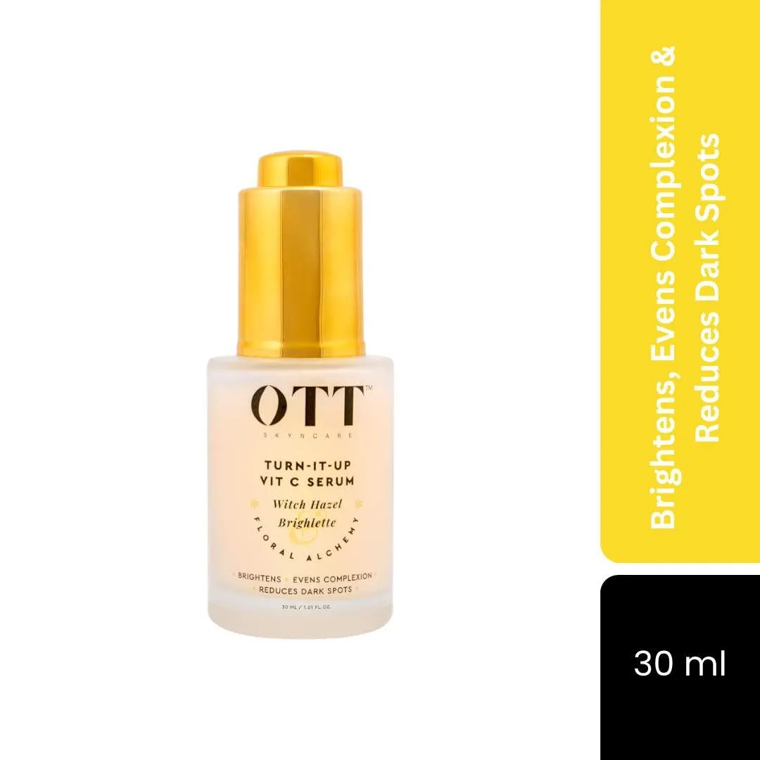 OTT SKYNCARE Turn-It-Up Vit C Serum With Liposomal Vitamin C & Brighlette For Brighter Skin