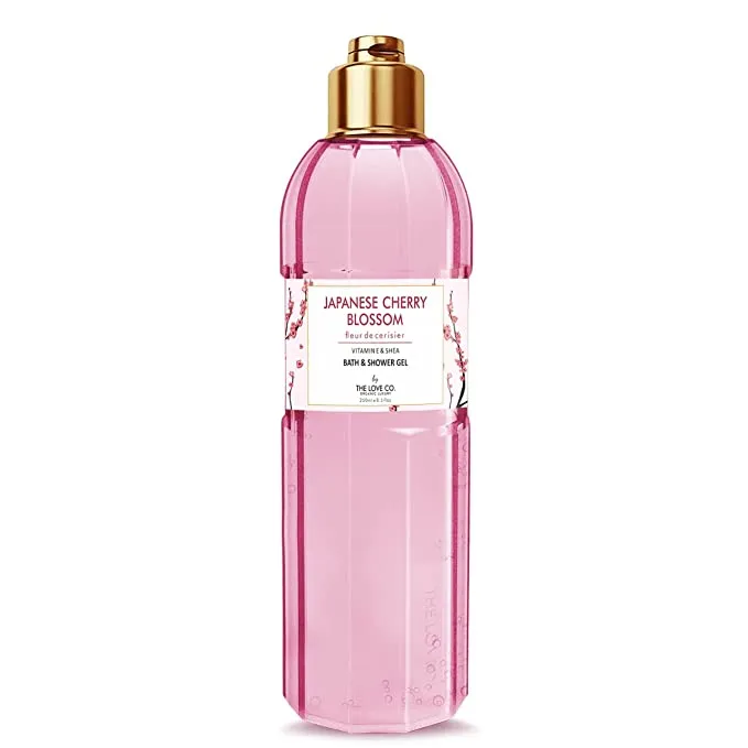 The Love Co. Japanese Cherry Blossom Moisturising Body Wash For Women Vegan