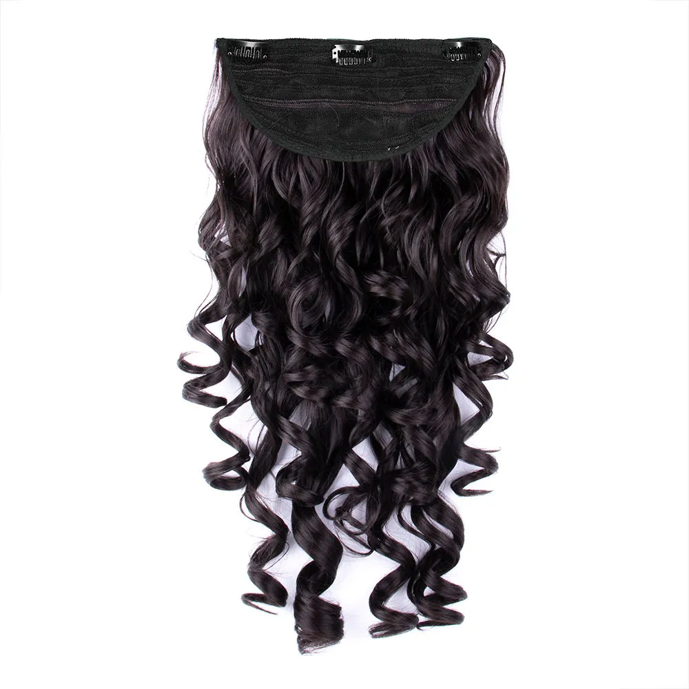 Streak Street Clip-In 24 Step Curl Dark Brown Hair Extensions