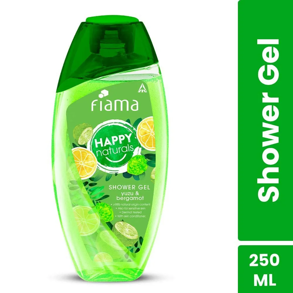 Fiama Happy Naturals Shower Gel with Yuzu and Bergamot