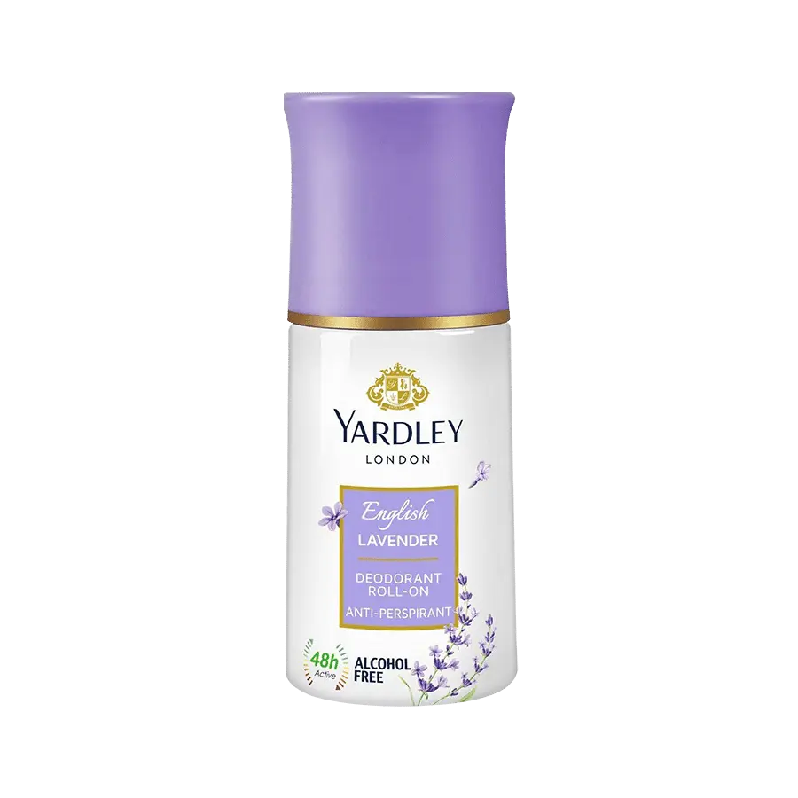 Yardley London Deodorant Roll On Anti Perspirant, English Lavender, 50ml