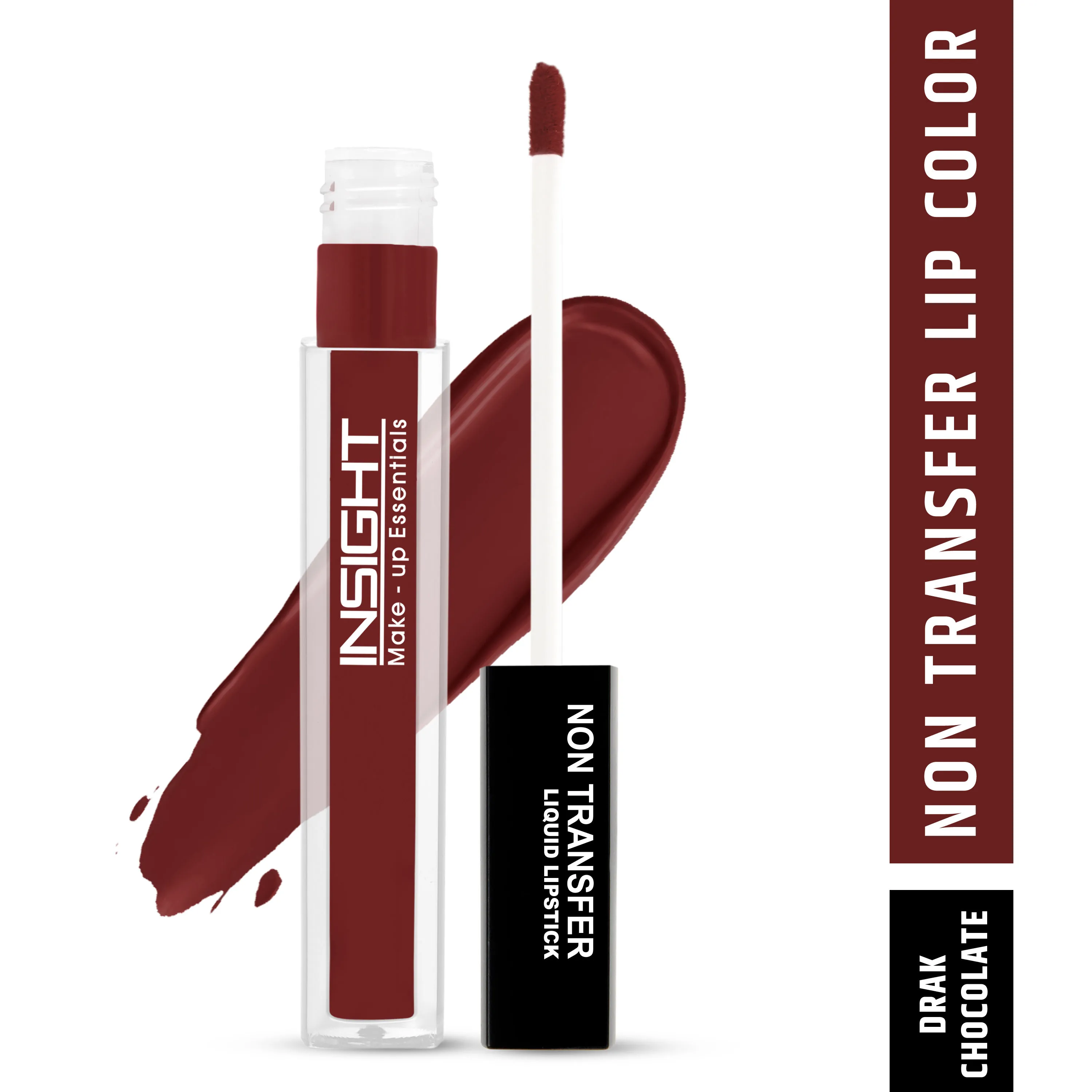 Insight Cosmetics Non Transfer Liquid Lipstick - V9 Dark Chocolate