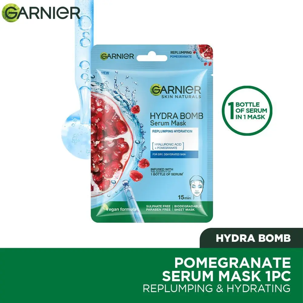 Garnier Skin Naturals Hydra Bomb Serum Sheet Mask (Blue) (28 g)