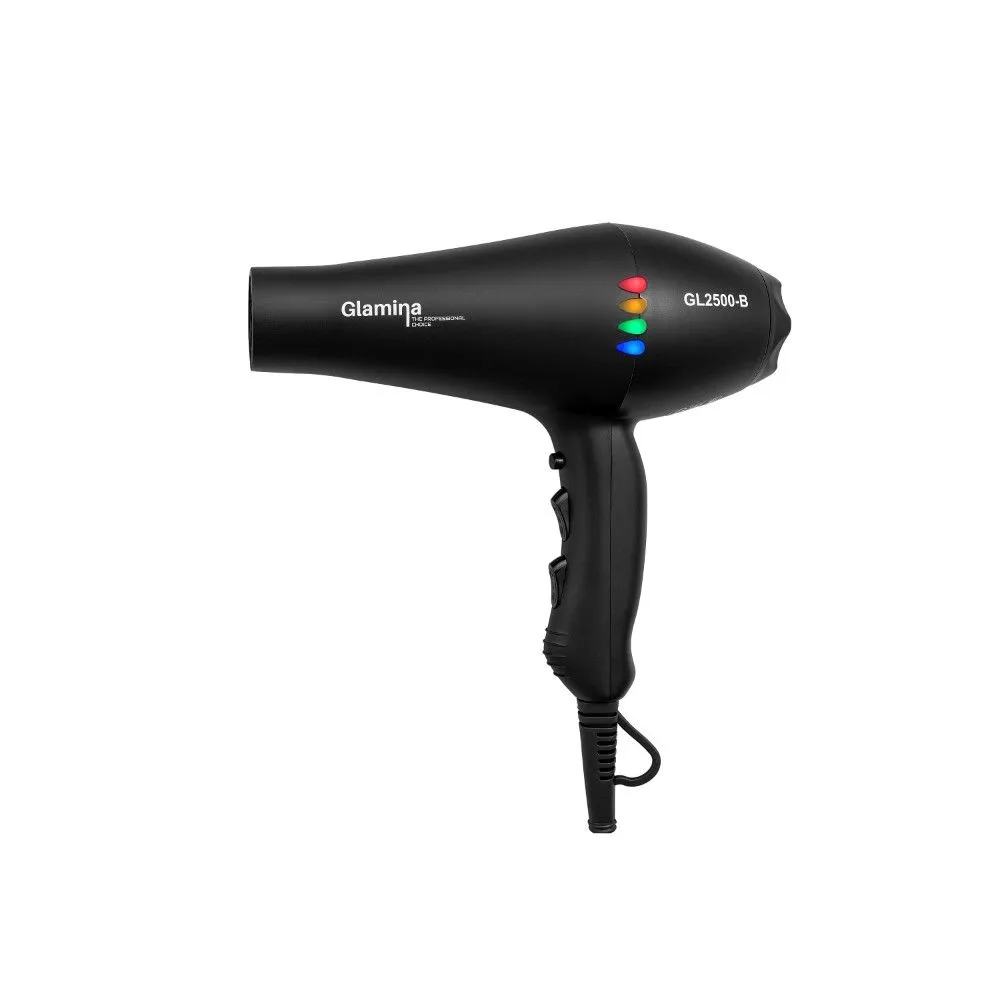 Glamina Professional 2500 Watts Hair Dryer (Black) Gl2500-B