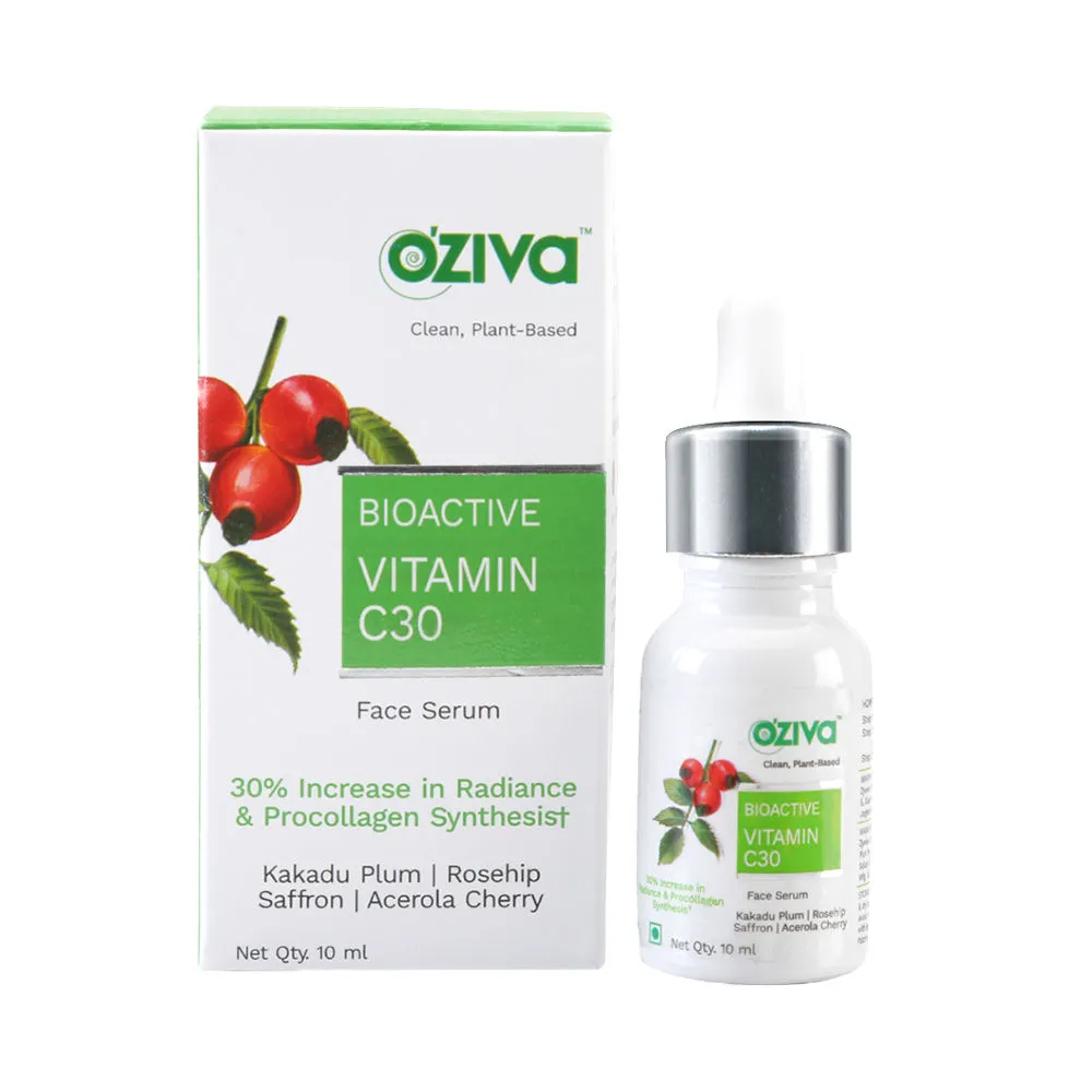 Oziva Bioactive Vitamin C30 Face Serum For Skin Radiance Enhancement