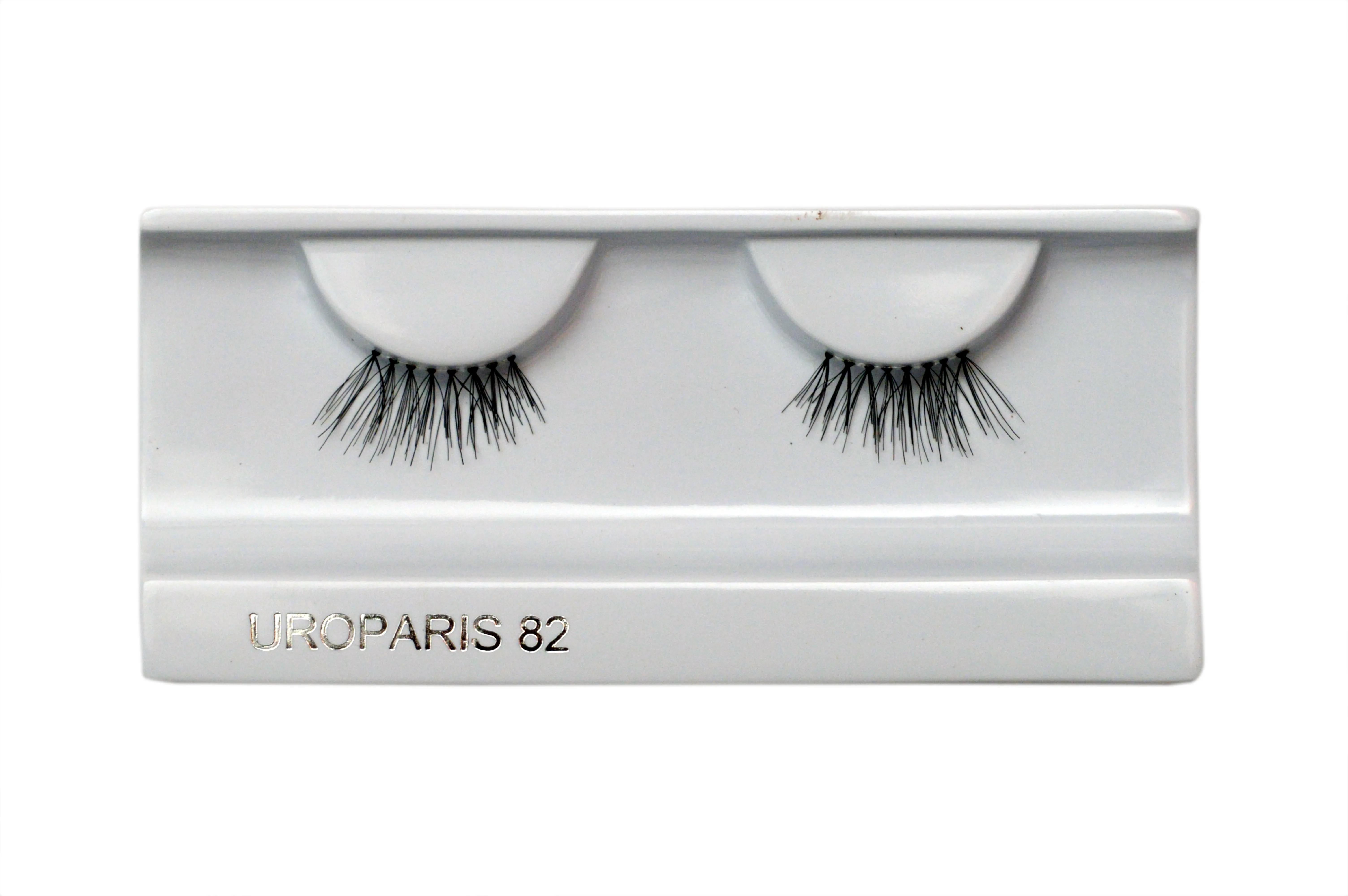 Uroparis Human Hair Eyelashes - 82 / BLACK