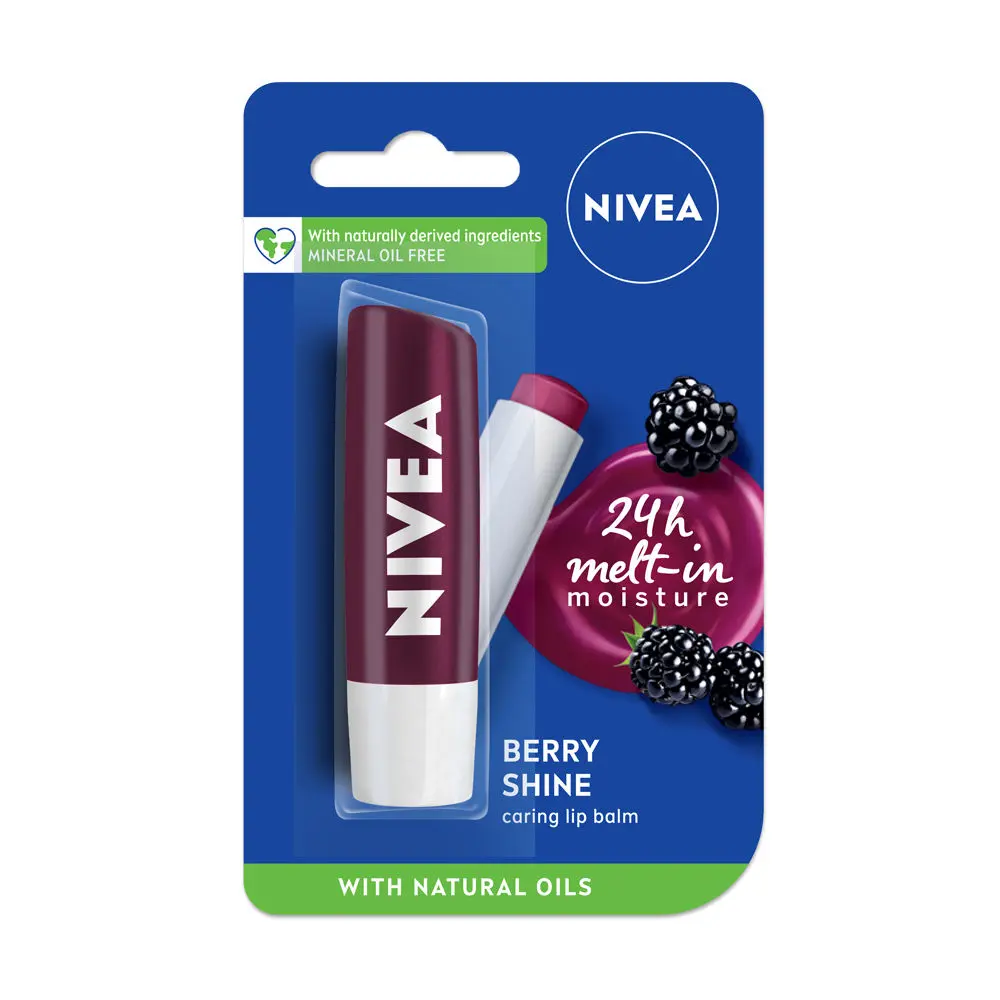 Nivea  Berry Shine Caring Lip Balm  (4.8 g)