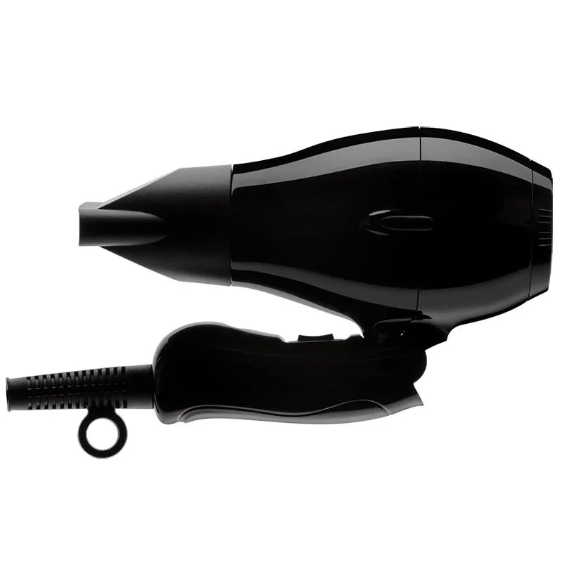 Elchim Mini Black - Professional Travel Hair Dryer With Mini Diffuser