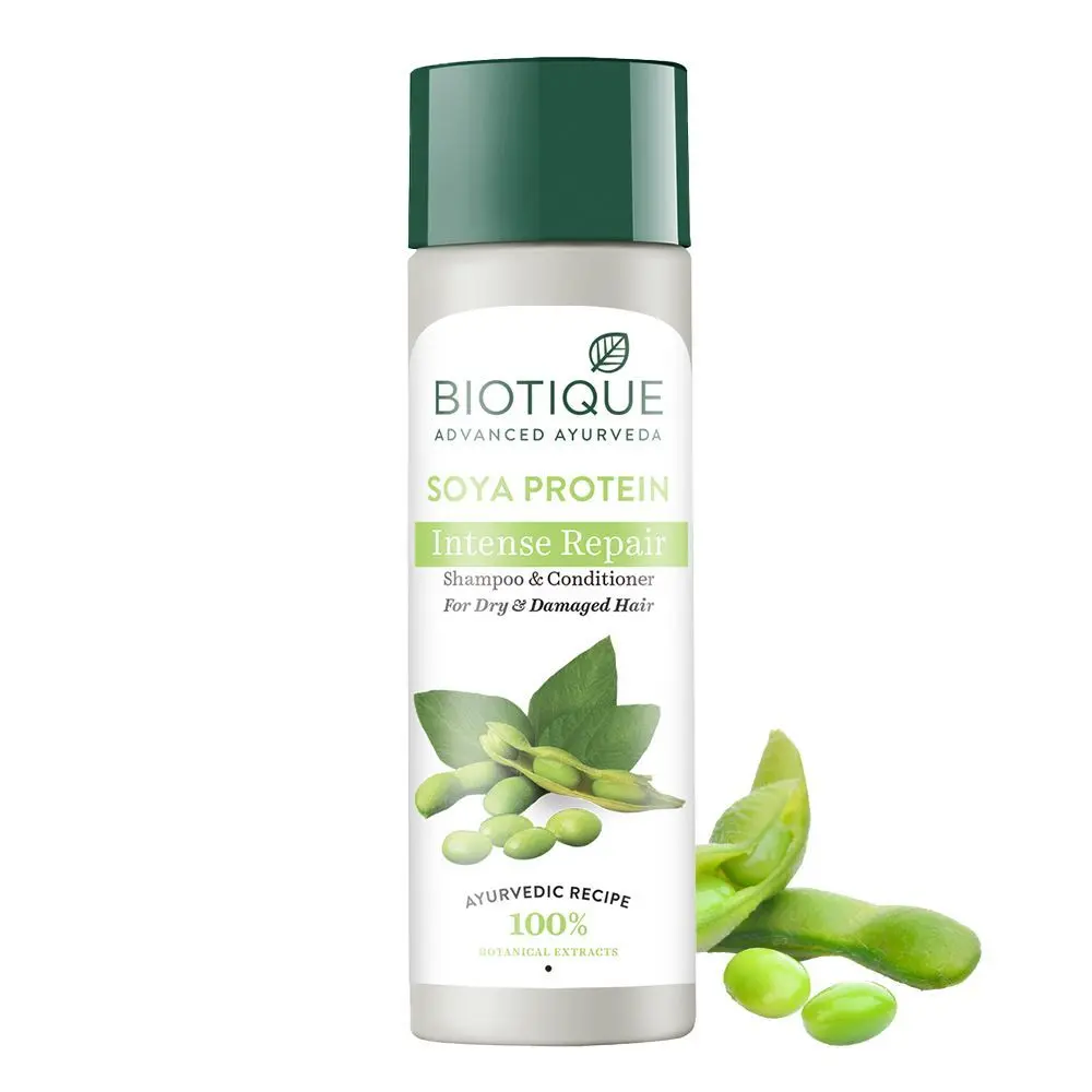 Biotique Soya Protein Intense Repair Shampoo & Conditioner (190 ml)