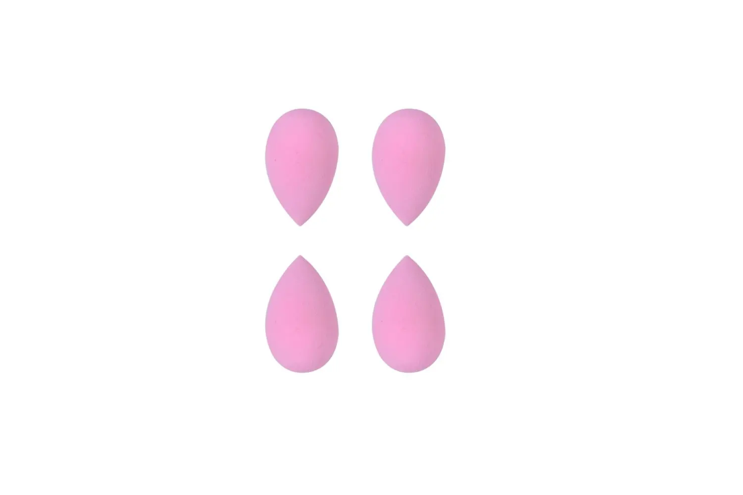 Pink Tear drop mini sponge 4 pcs