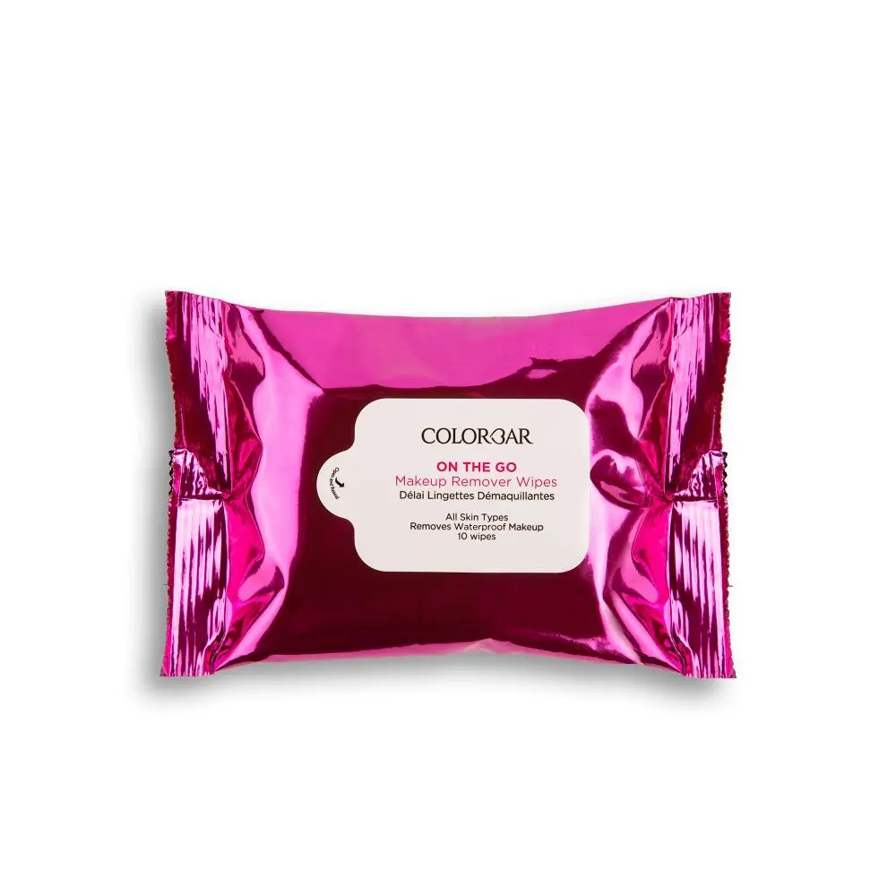 Colorbar On The Go Makeup Remover Wipes, 10 pcs