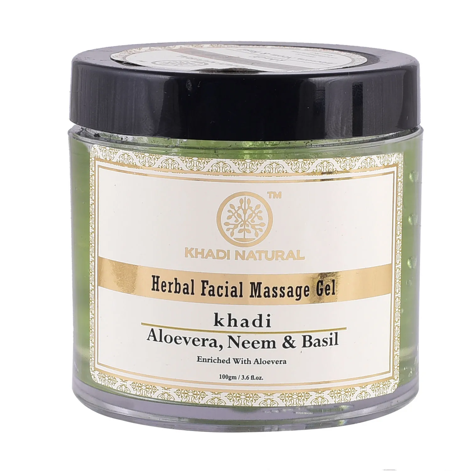 Khadi Natural Ayurvedic Aloevera Neem & Basil Herbal Facial Massage Gel