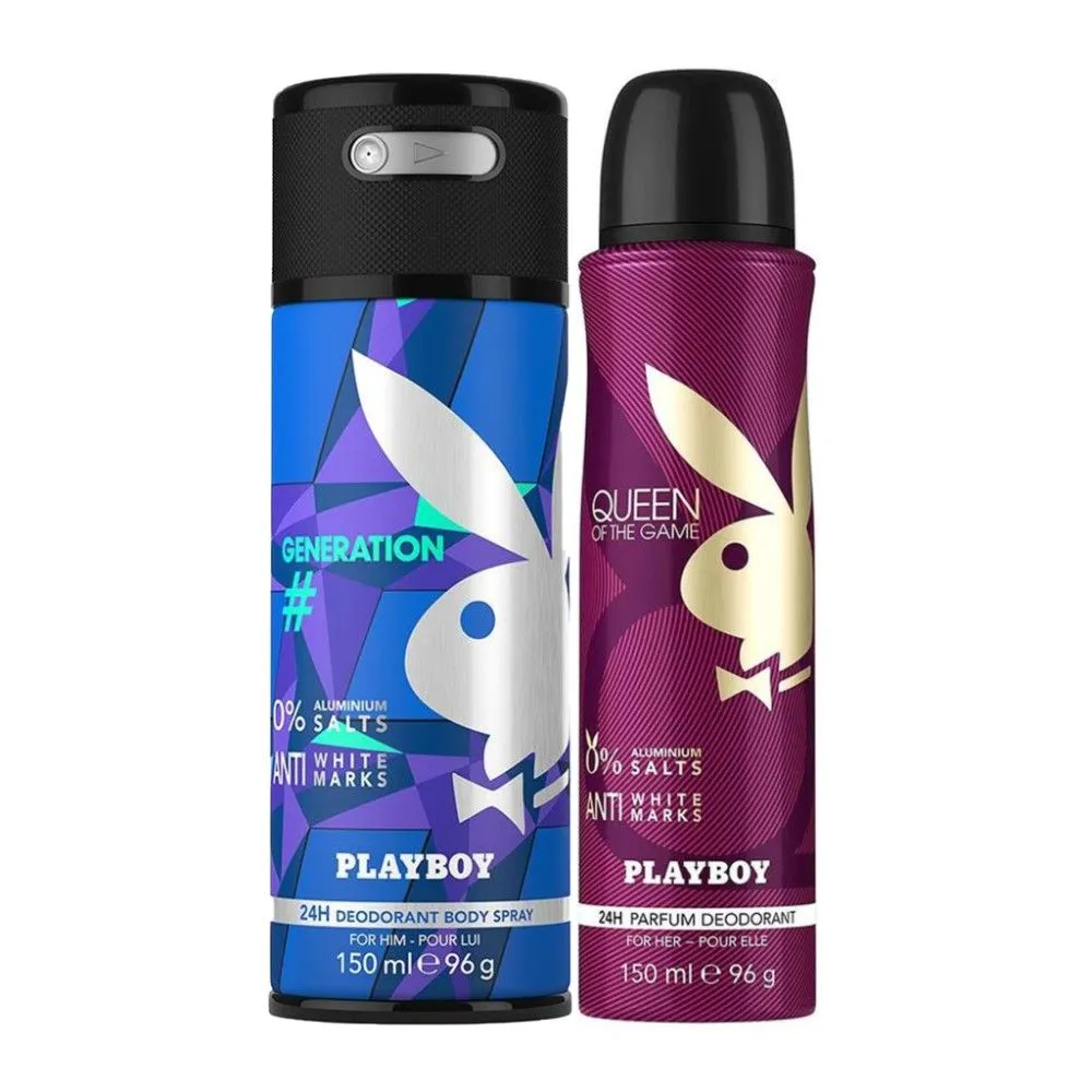 Playboy Generation Man + Queen Deo Combo Set