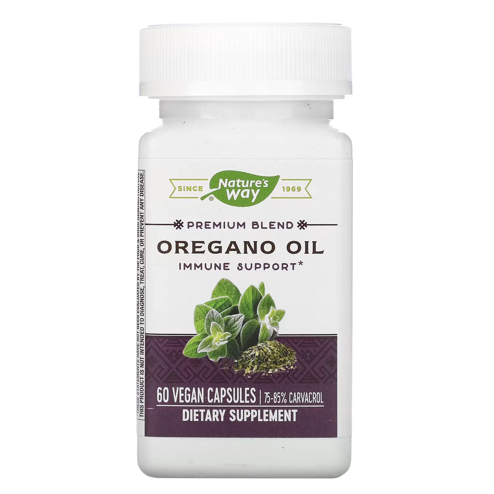 Oregano Oil, 60 Vegan Capsules