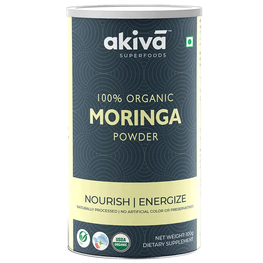 Akiva 100% Organic Moringa Powder,  0.1 kg