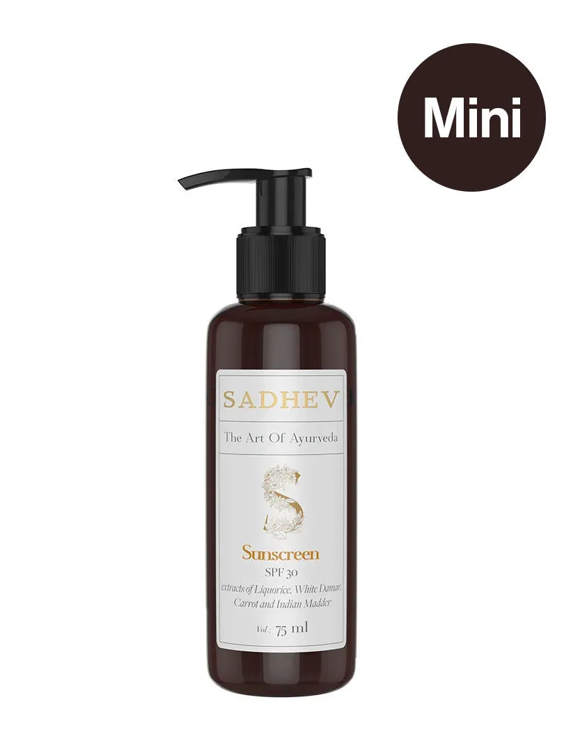 Sadhev Mini Ayurvedic Sunscreen SPF 30