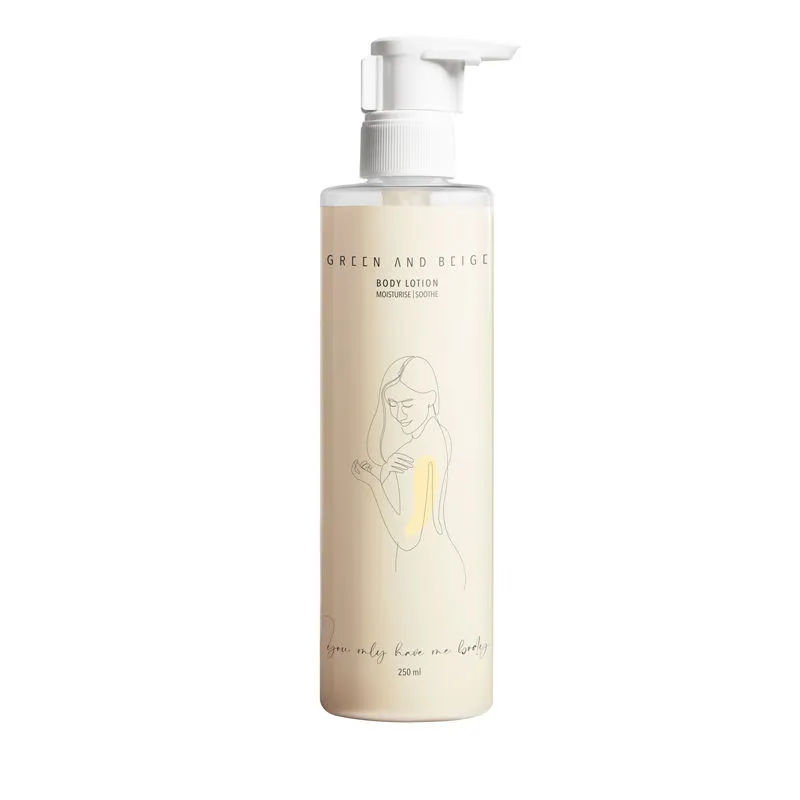 GREEN AND BEIGE Body Lotion Hydrate Moisturise