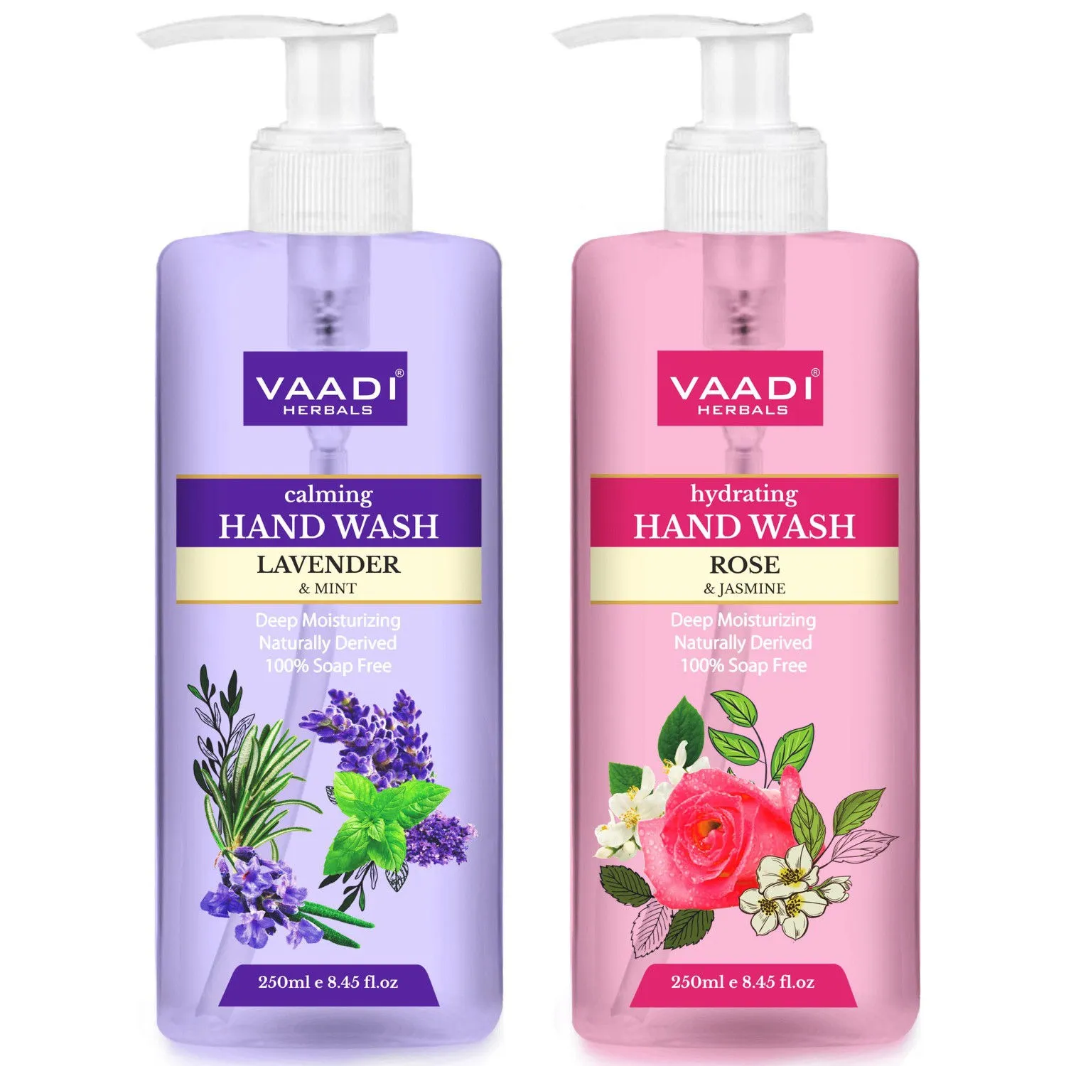 Vaadi Herbals Very Aromatic Luxurious Rose & Lavender Handwash - Pack of 2