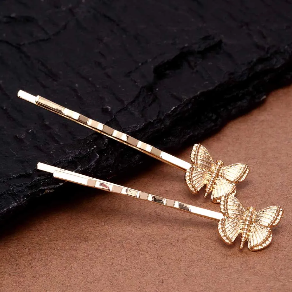 Ferosh Butterfly Hairclips - Set Of 2