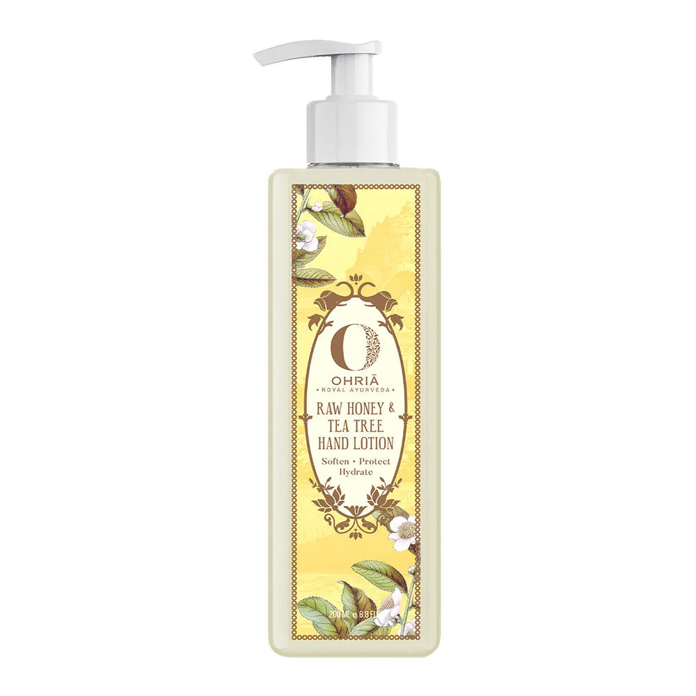 Ohria Ayurveda Raw Honey & Tea Tree Hand Lotion