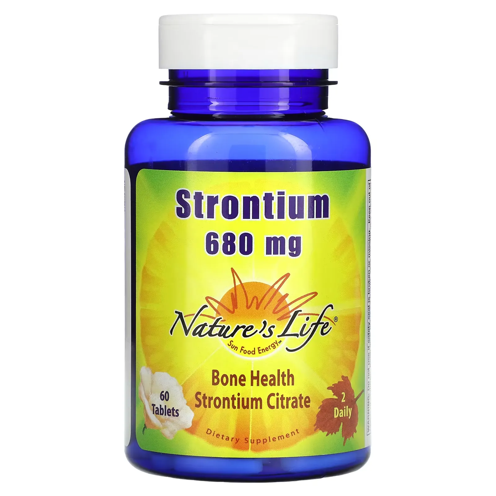 Strontium, 340 mg, 60 Tablets