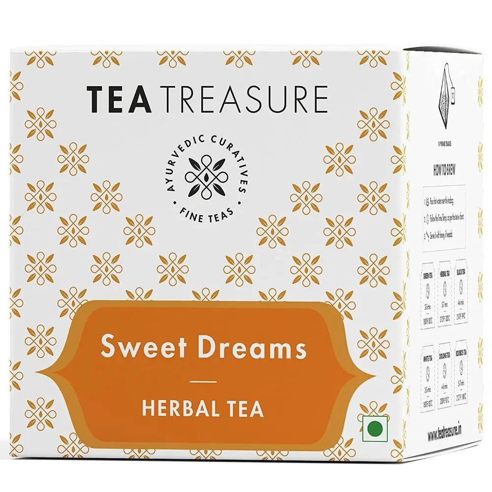 Tea Treasure Sweet Dreams Tea - 10 Pyramid Tea Bags