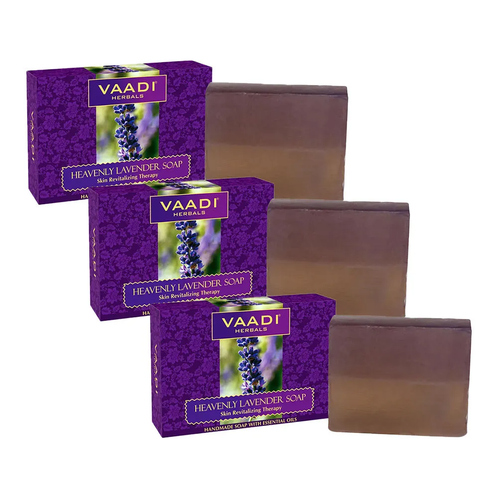 Vaadi Herbals Heavenly Lavender Soap - Pack of 3