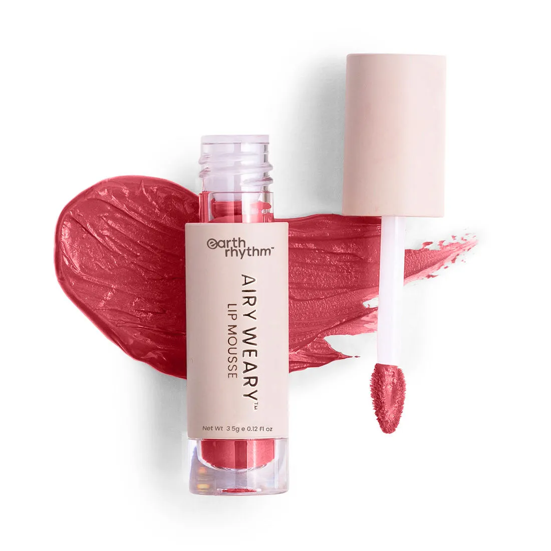 Earth Rhythm Airy Weary Lip Mousse Liquid Lipstick - Chaque Tient