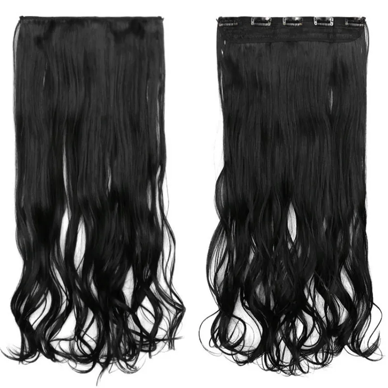 Artifice 5 Clip 24" Curly/Wavy Hair Extension - Natural Black