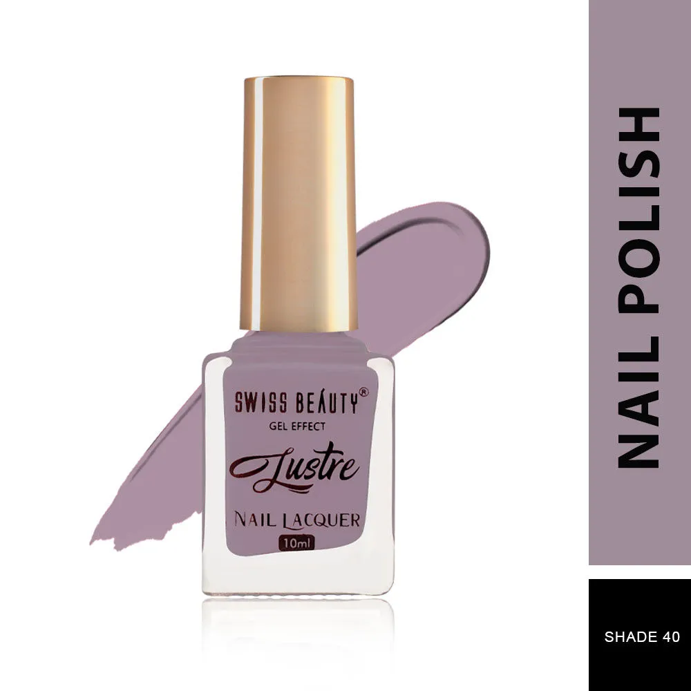 Swiss Beauty Gel Effect Lustre Nail Lacquer - 40