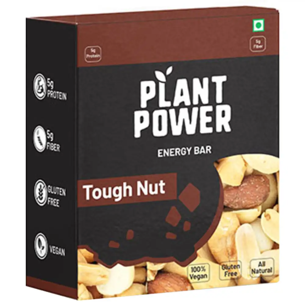 Plant Power Energy Bar,  6 bar(s)  Tough Nut